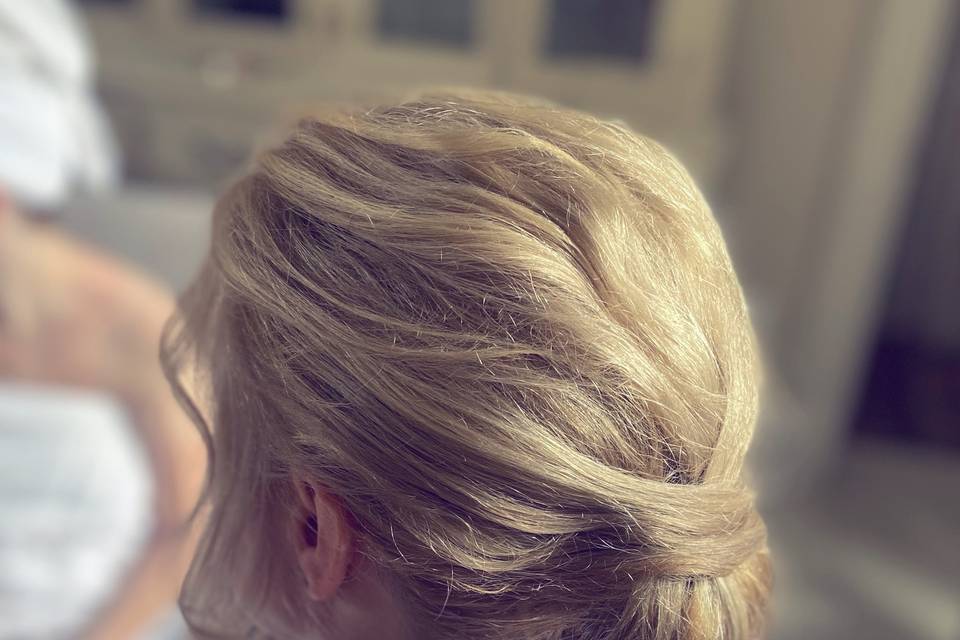 Chic textured bun