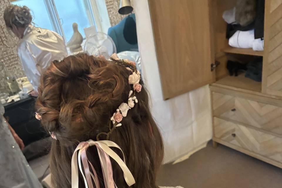 Boho halo plait