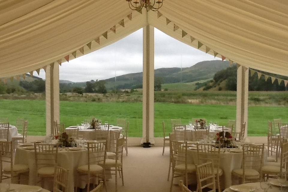 View over the Cheviots