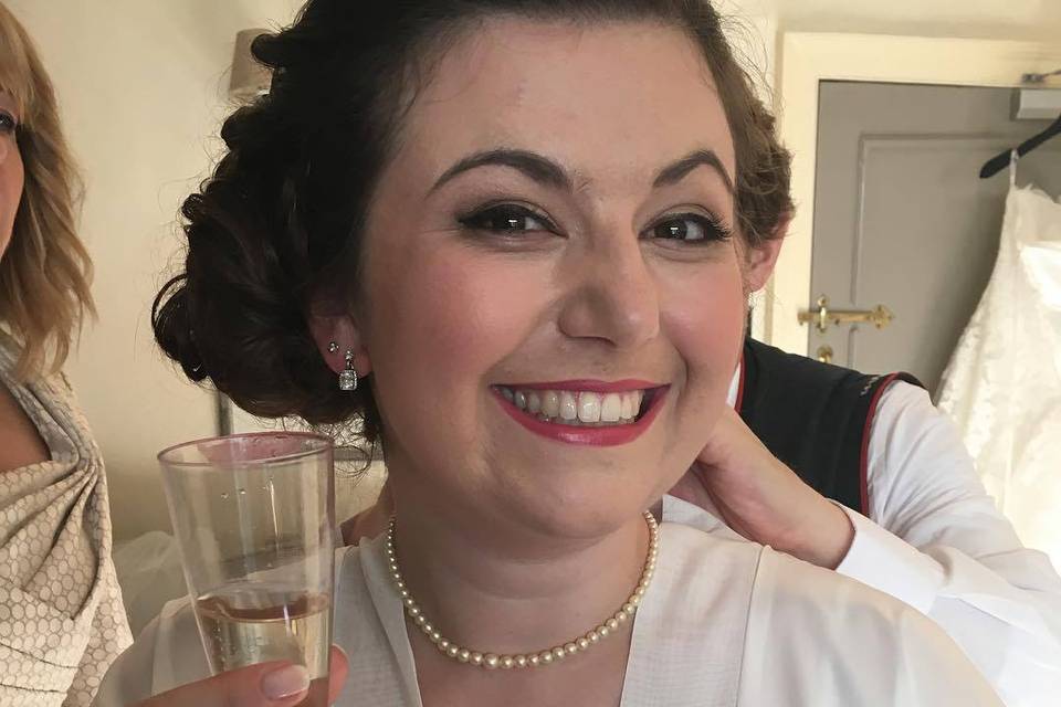 Vintage bridal look burford