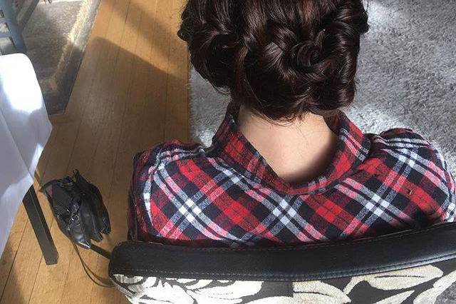 Bridesmaid hair