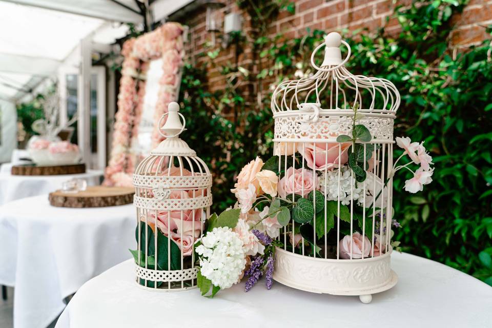 Floral Bird Cages