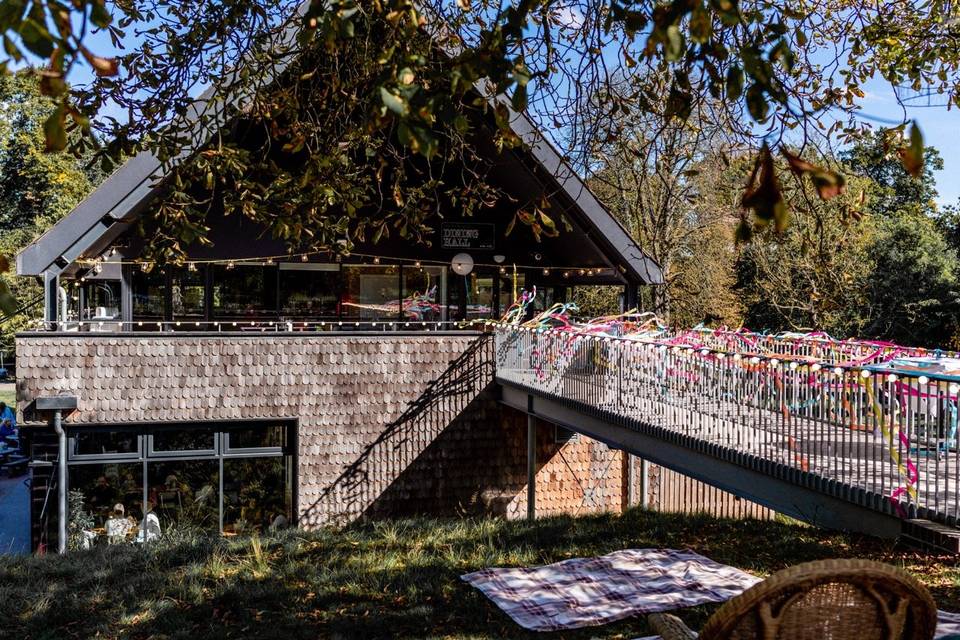 Ribbons on the bridge