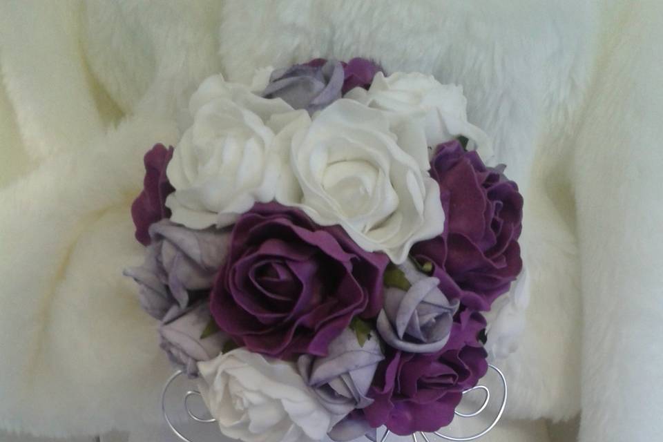 Button Rose Floral Design