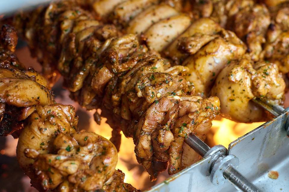 Chicken skewers