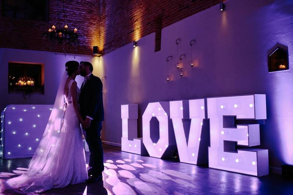 LOVE Letters with Wedding DJ