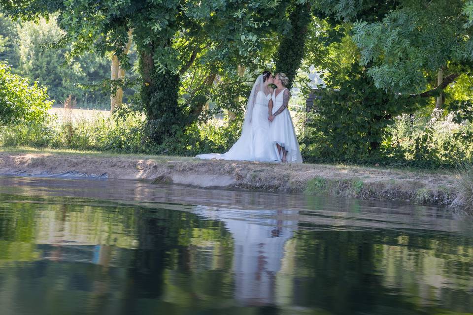 Brides by Pond