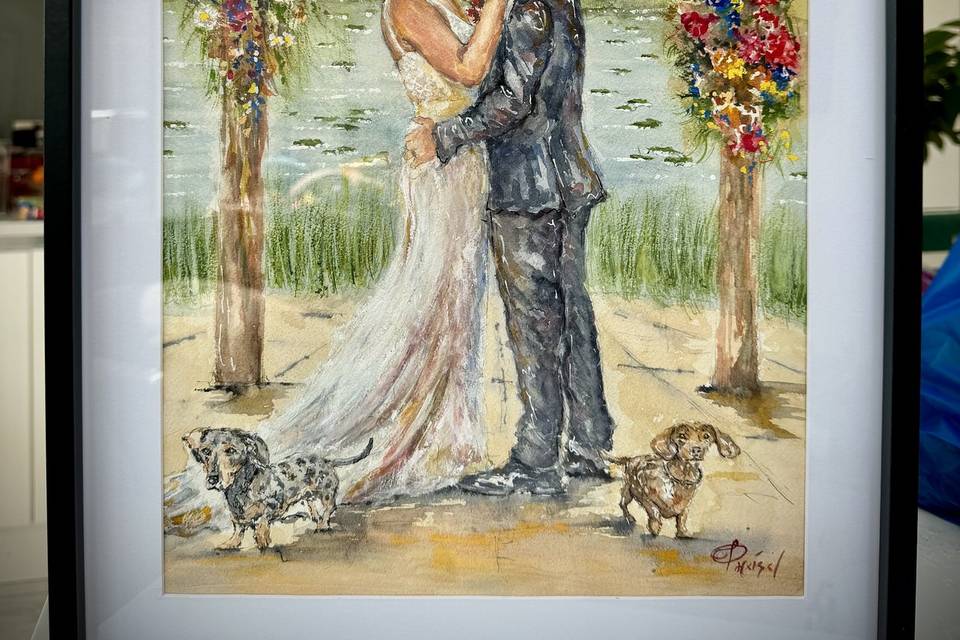 Bride and groom