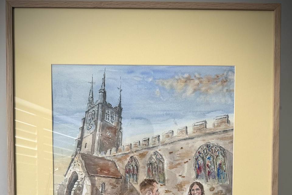 Bride and groom