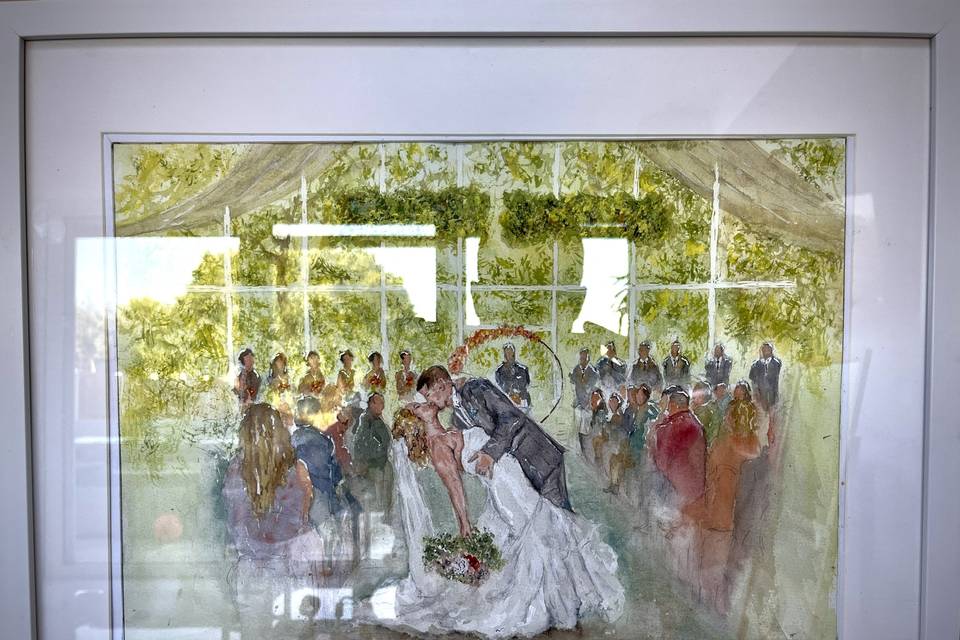 Wedding painting