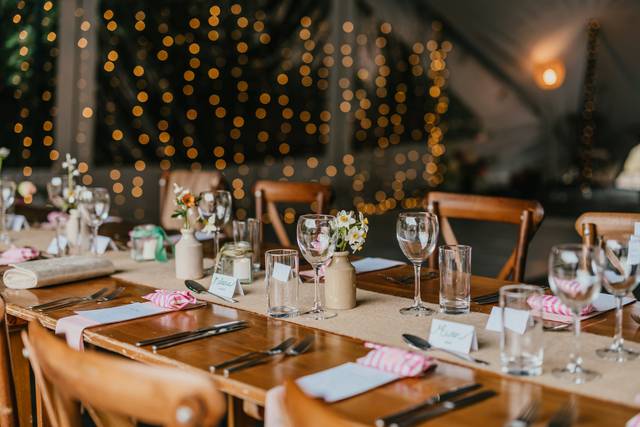 Festival Tent Reception