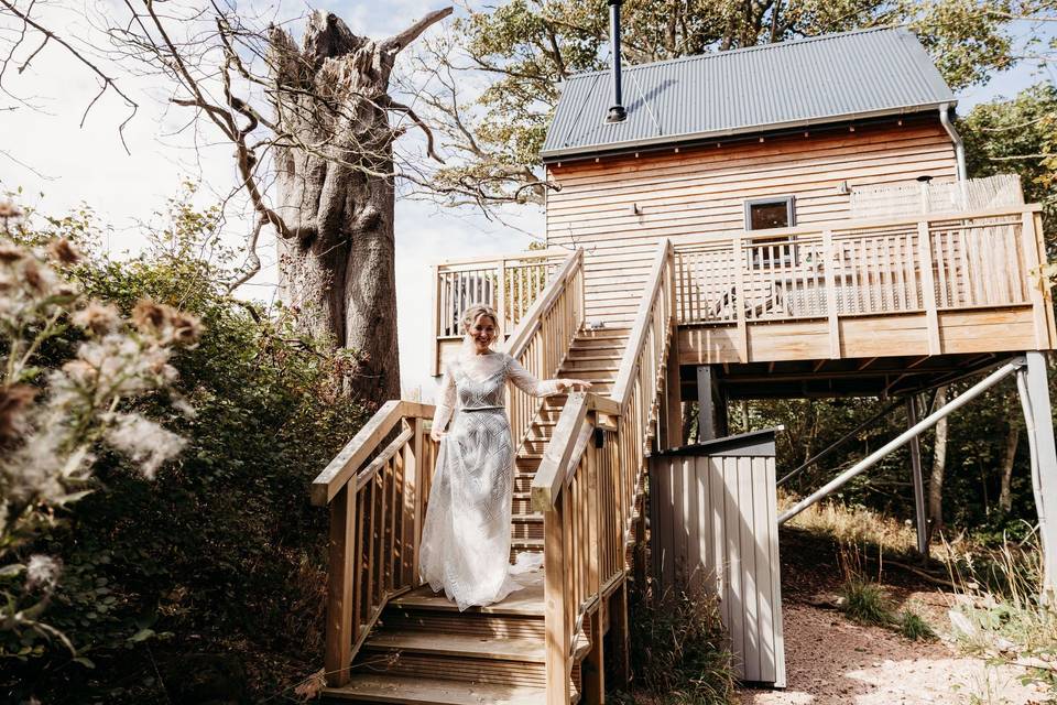 Get ready in our Tree Houses
