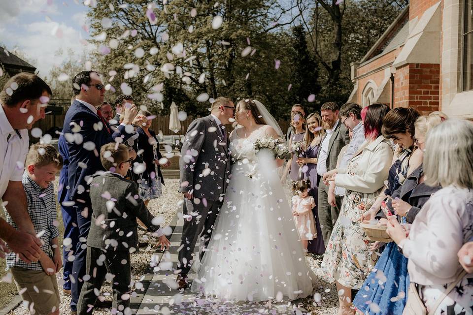 Outside Confetti Throw