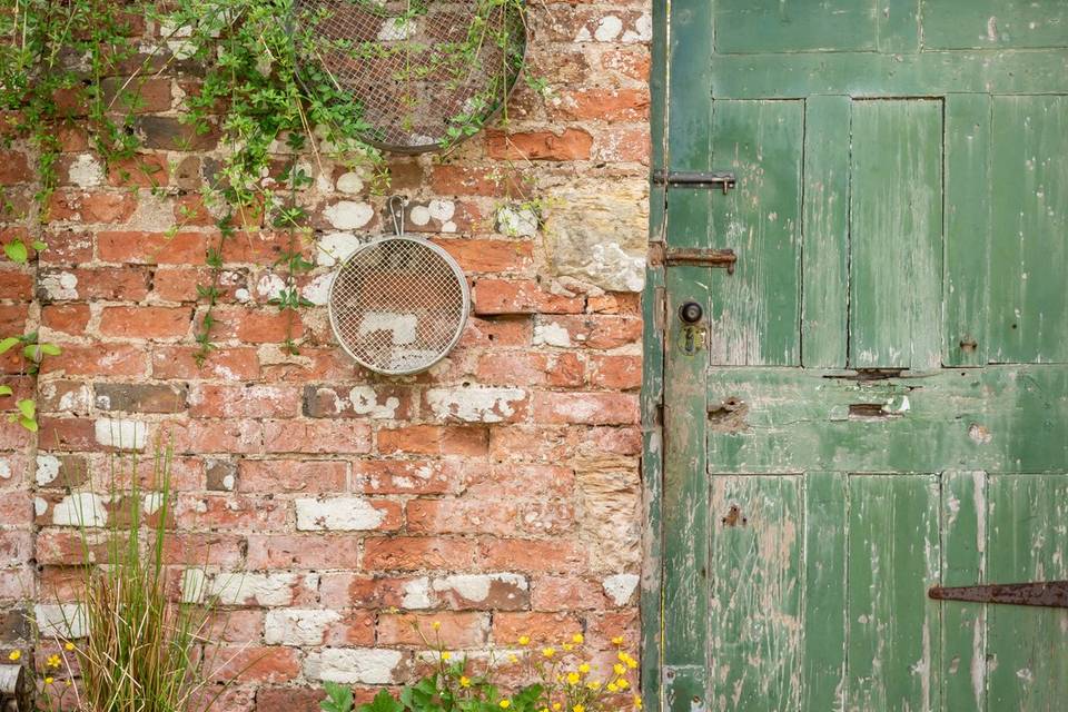 Door into garden