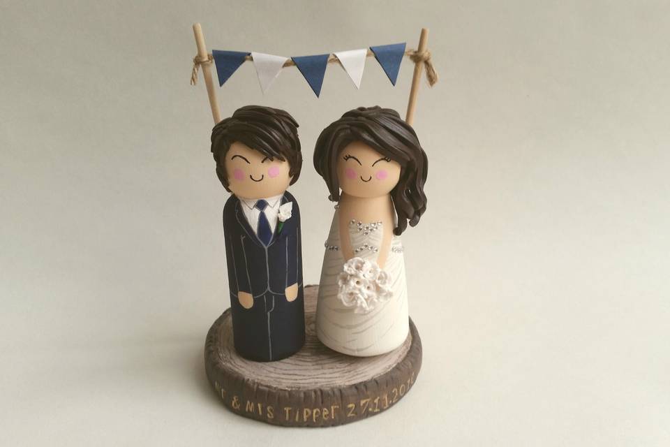 Personalised wedding toppers