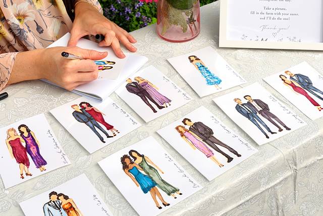 Drawing at an event