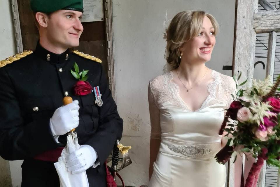 Soft, natural bridal makeup