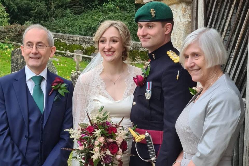 Soft glam bridal makeup