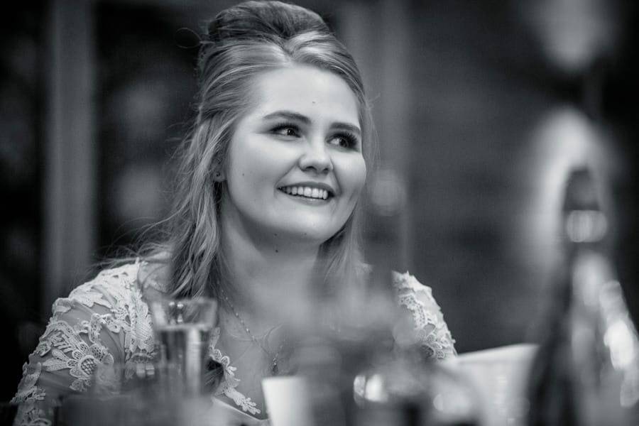 Bride on wedding day