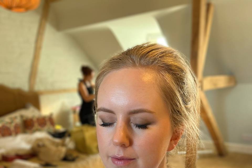 Natural bridesmaid makeup