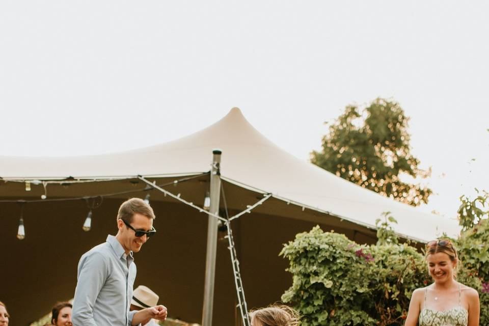 Dance off - wedding guests