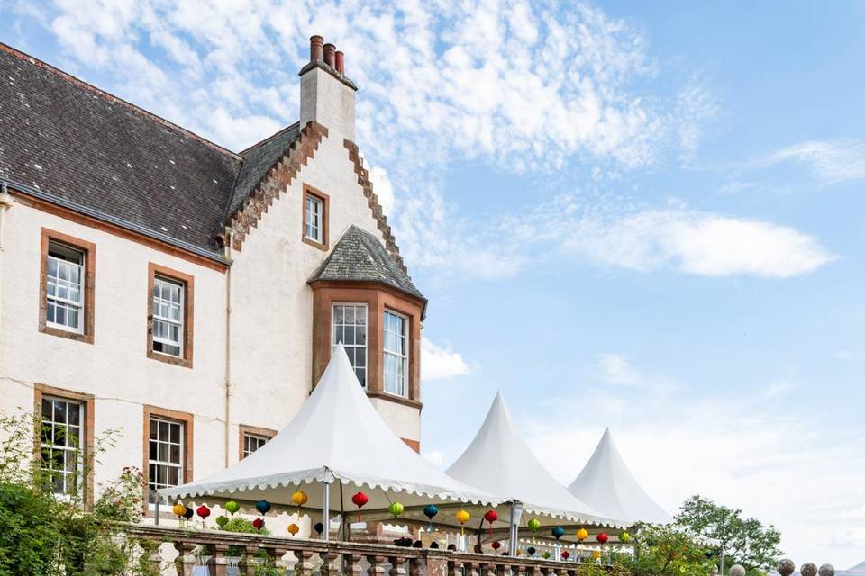 Marquee on the Upper Terrace