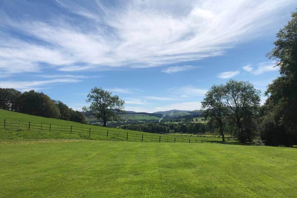 View from the Croquet Lawn