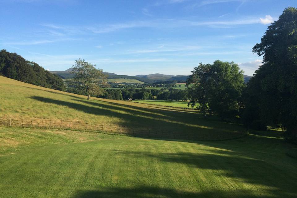 View from the Croquet Lawn