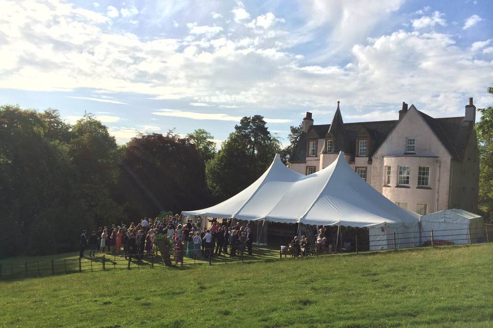 Twin top marquee
