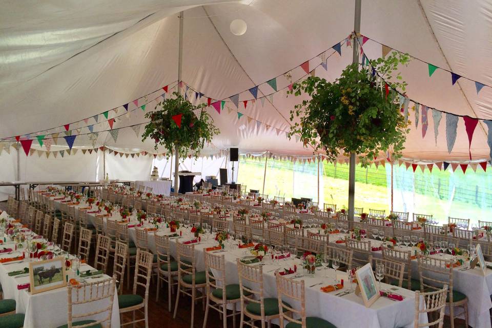 Banqueting style for 200