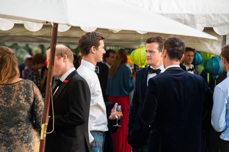 Guests on Lower Lawn