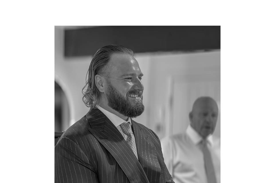 Groom portrait