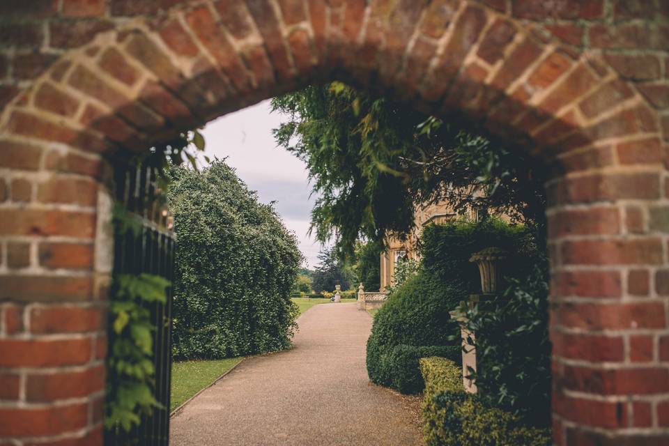 Garden entrance