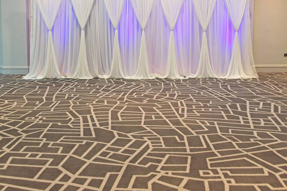 White Drape Backdrop - Style 1