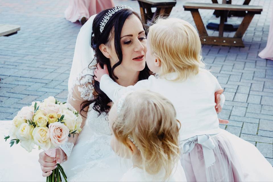 Bride & Daughter