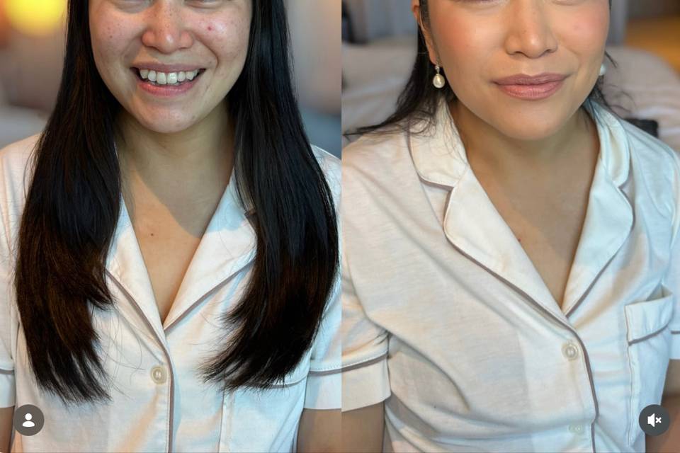 Brides natural glam