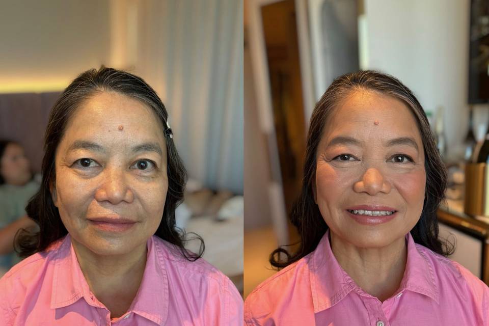 Mother of the bride make-up