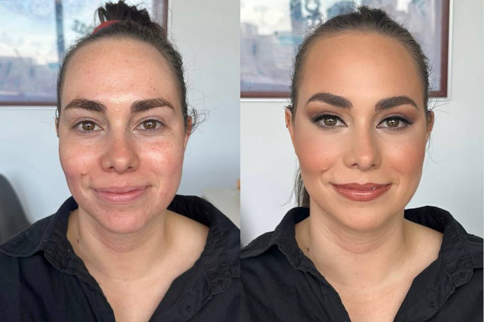 Hen do bronzed make-up