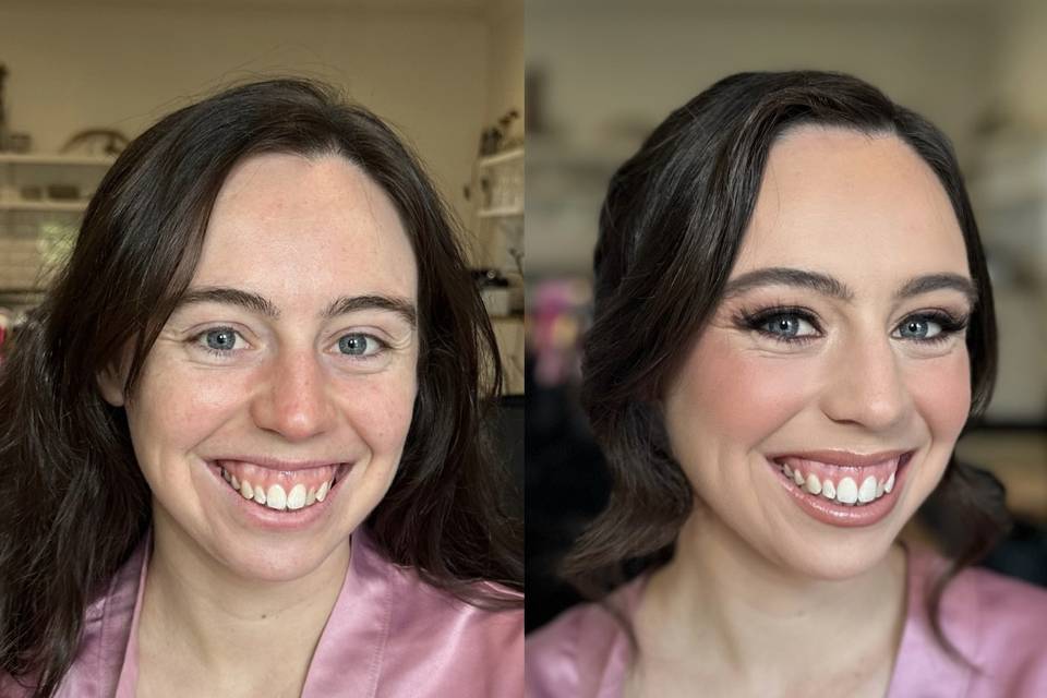 Bridesmaid soft glam