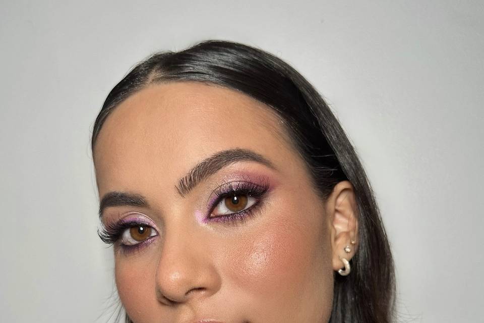 Purple Smokey eyes