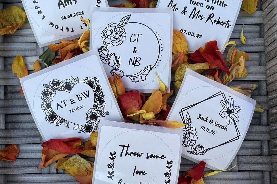 Personalised stickers