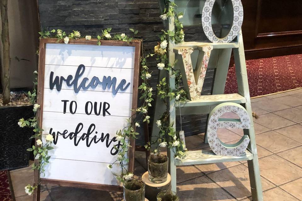 Rustic welcome