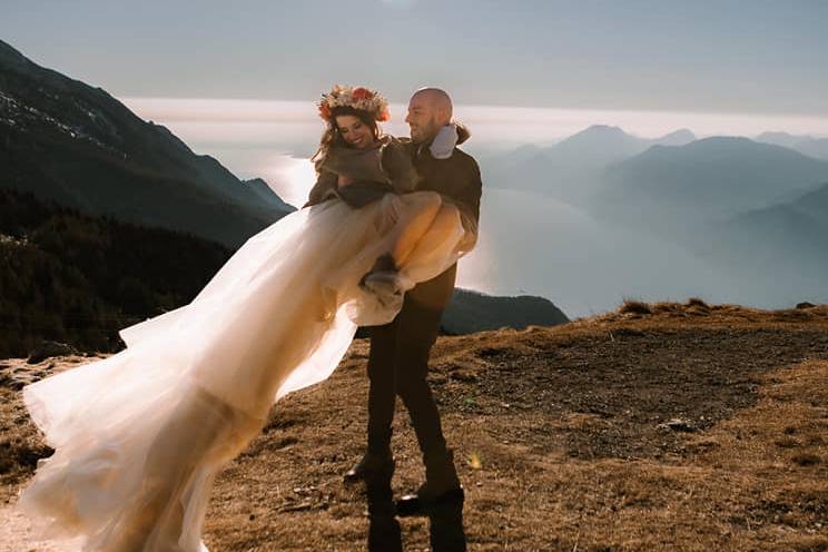 Garda lake elopement