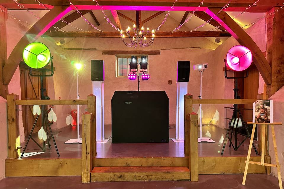 Upton Barn Wedding DJ