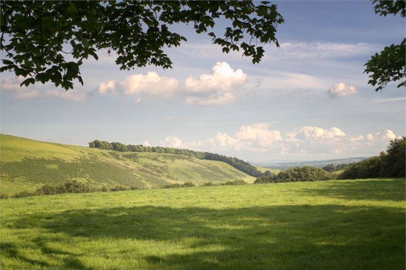 A marquee, or a teepee, on the hill?