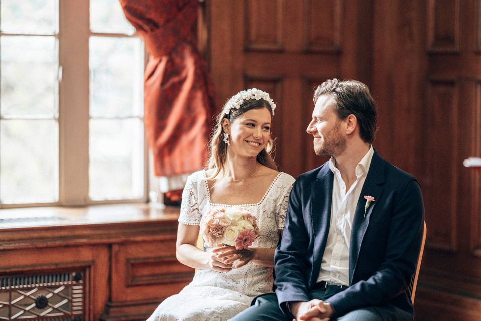 Town Hall wedding ceremony