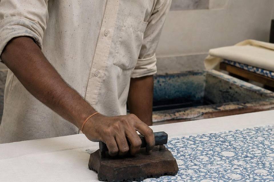All handmade block prints