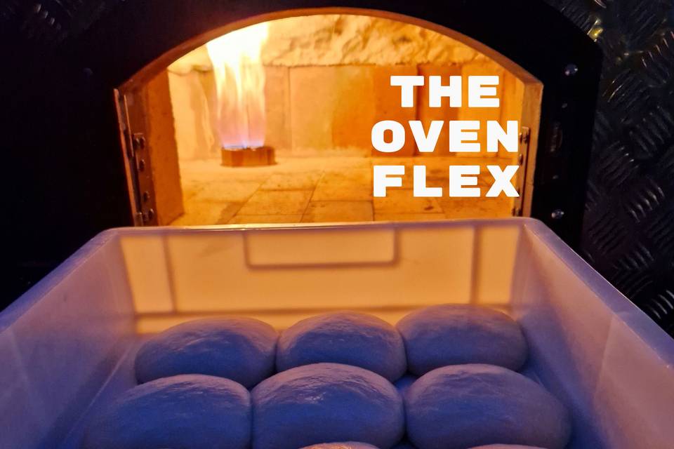 Their own handmade oven.