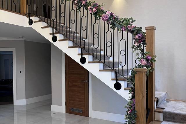 Staircase florals