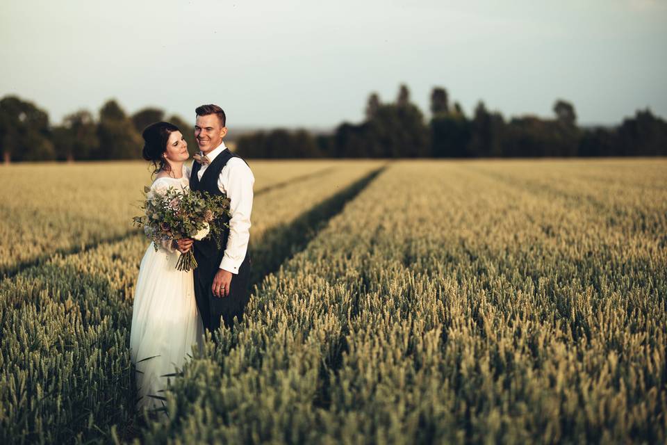 Beautiful Bride and Groom